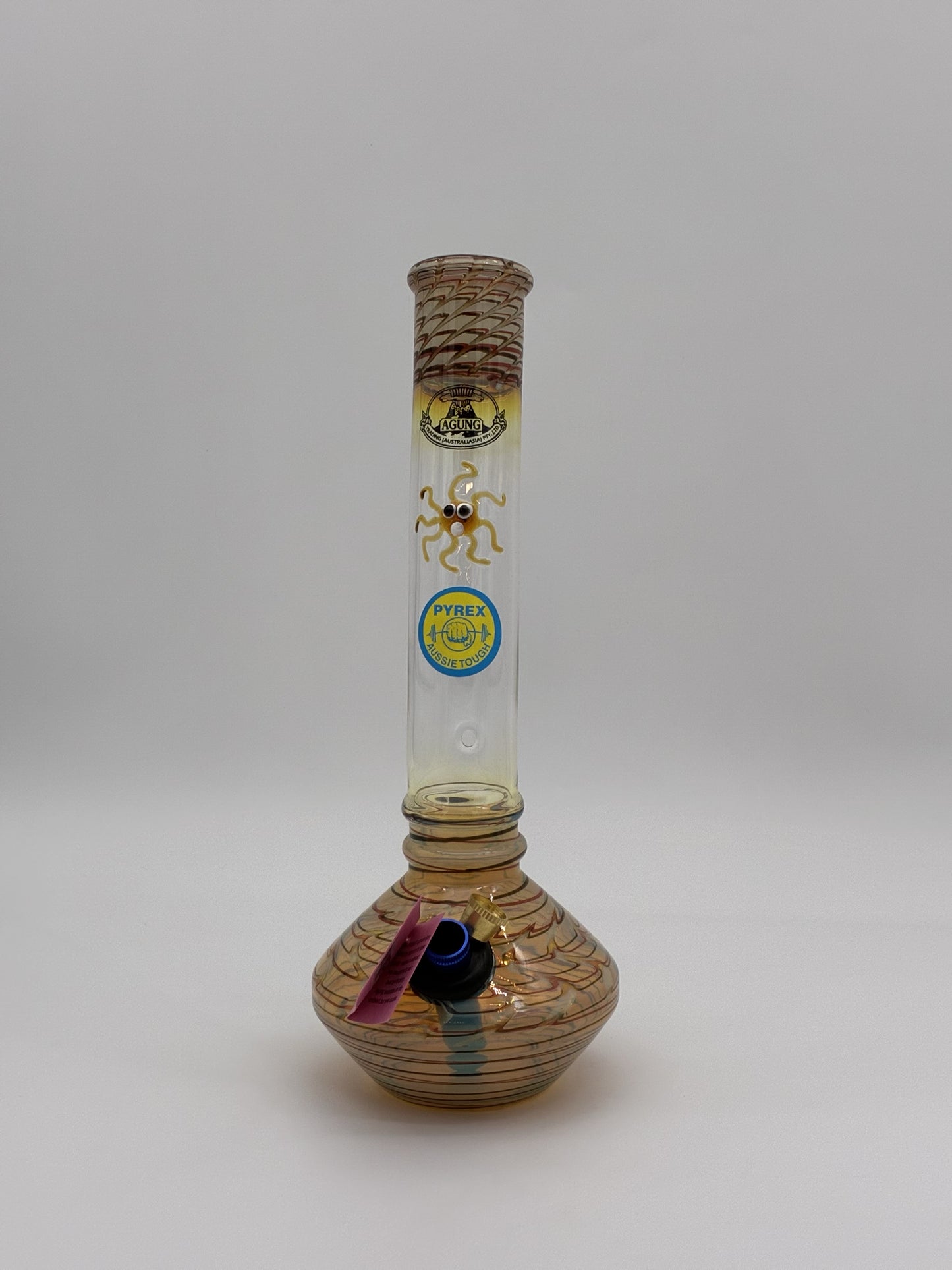 Agung GLASS GOLD FUME Bong 31cm