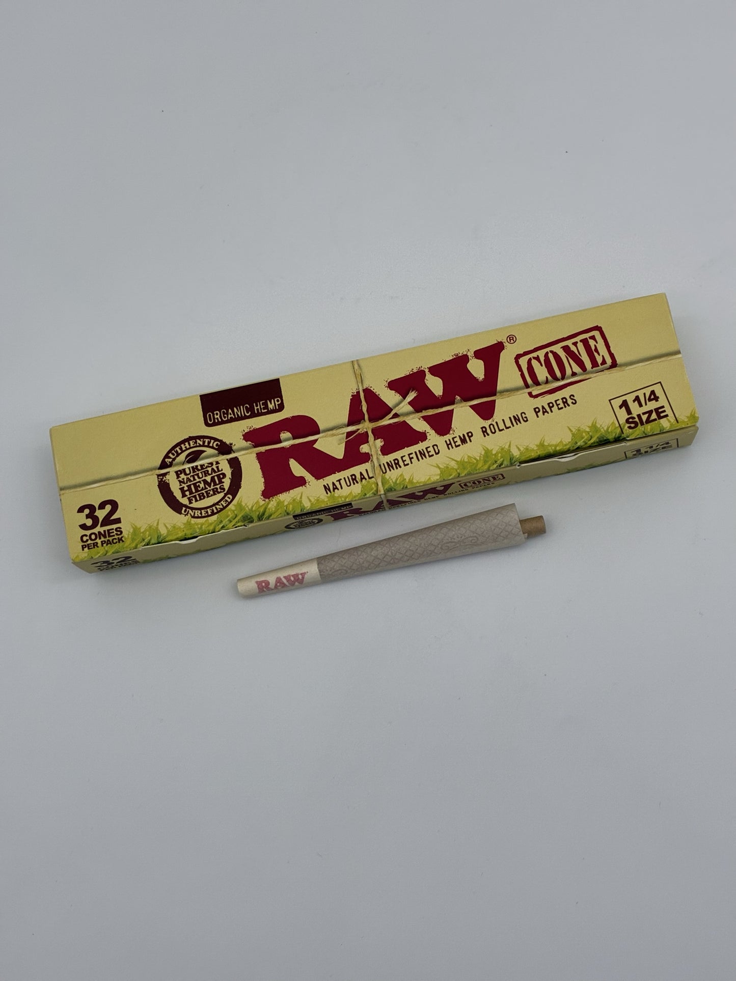 RAW Organic 1 1/4 Cone 32 Pack