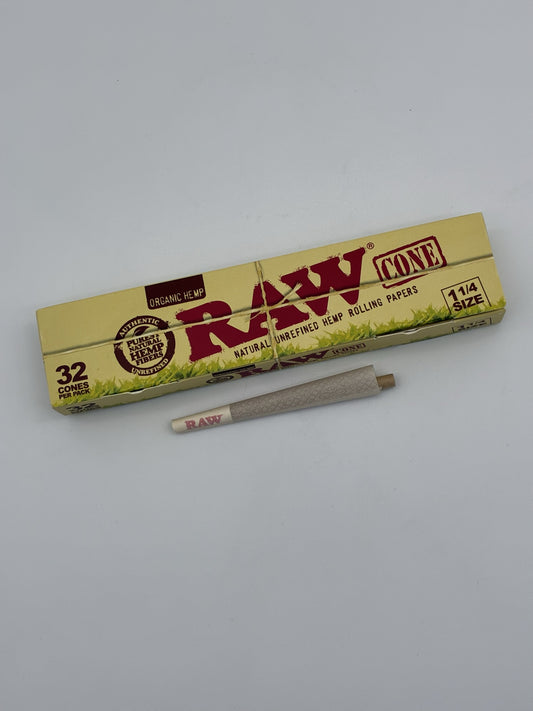 RAW Organic 1 1/4 Cone 32 Pack
