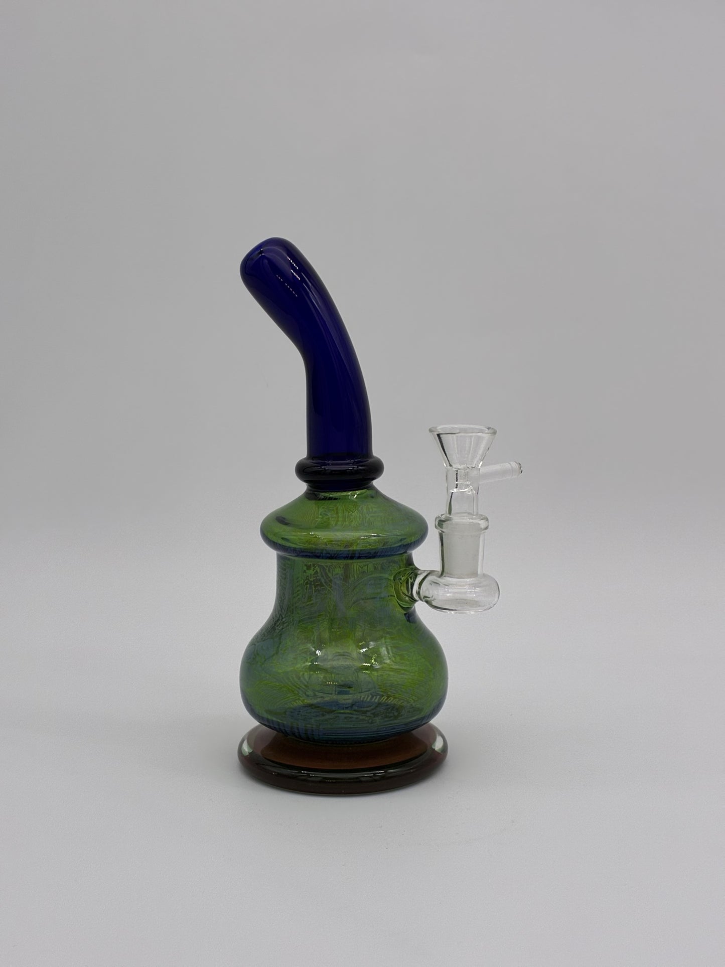Blue Fumed Gradient Percolator Bong 20.5cm