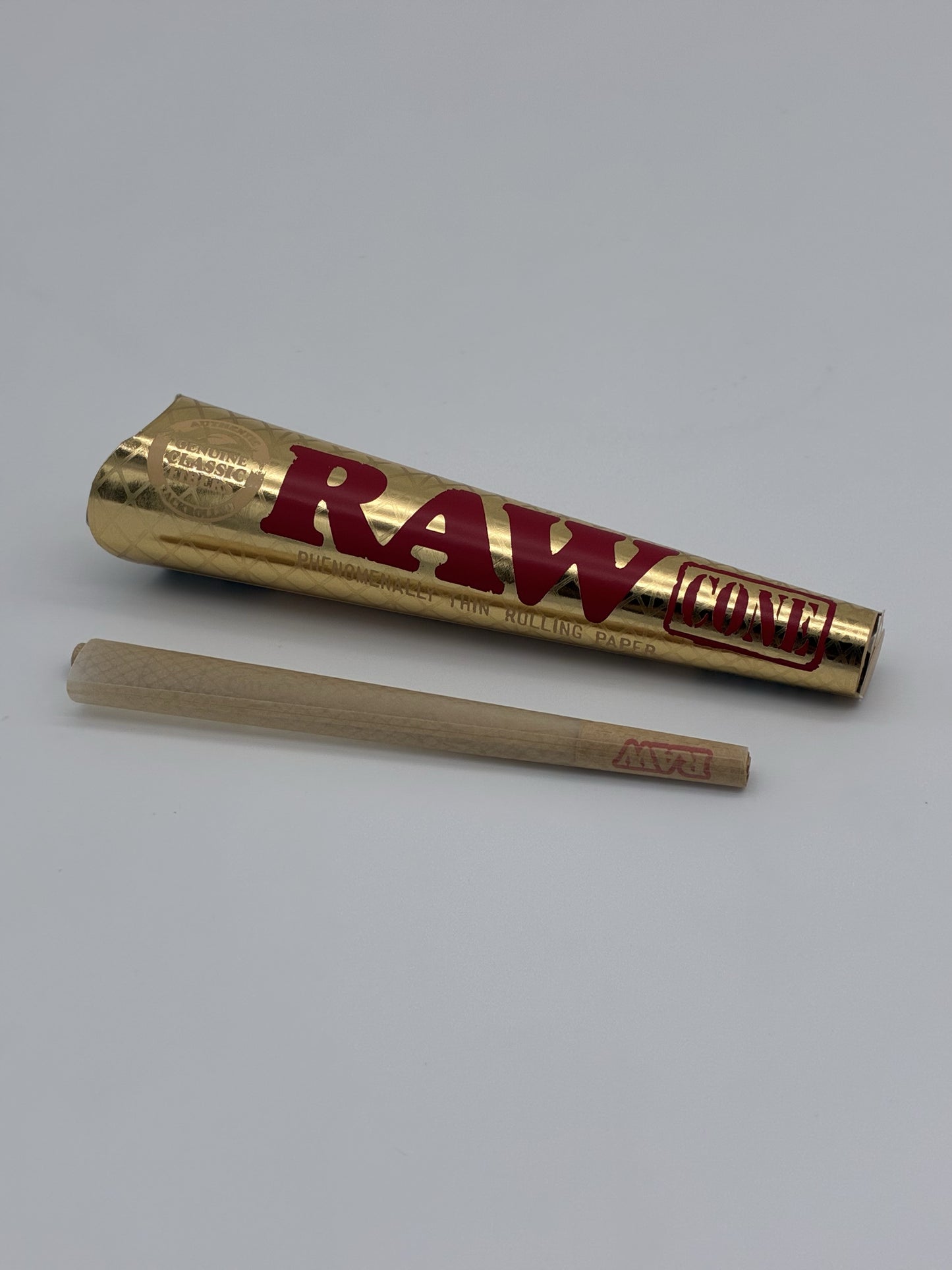 Raw Ethereal Gold Pre-rolled Cones King Size 3p