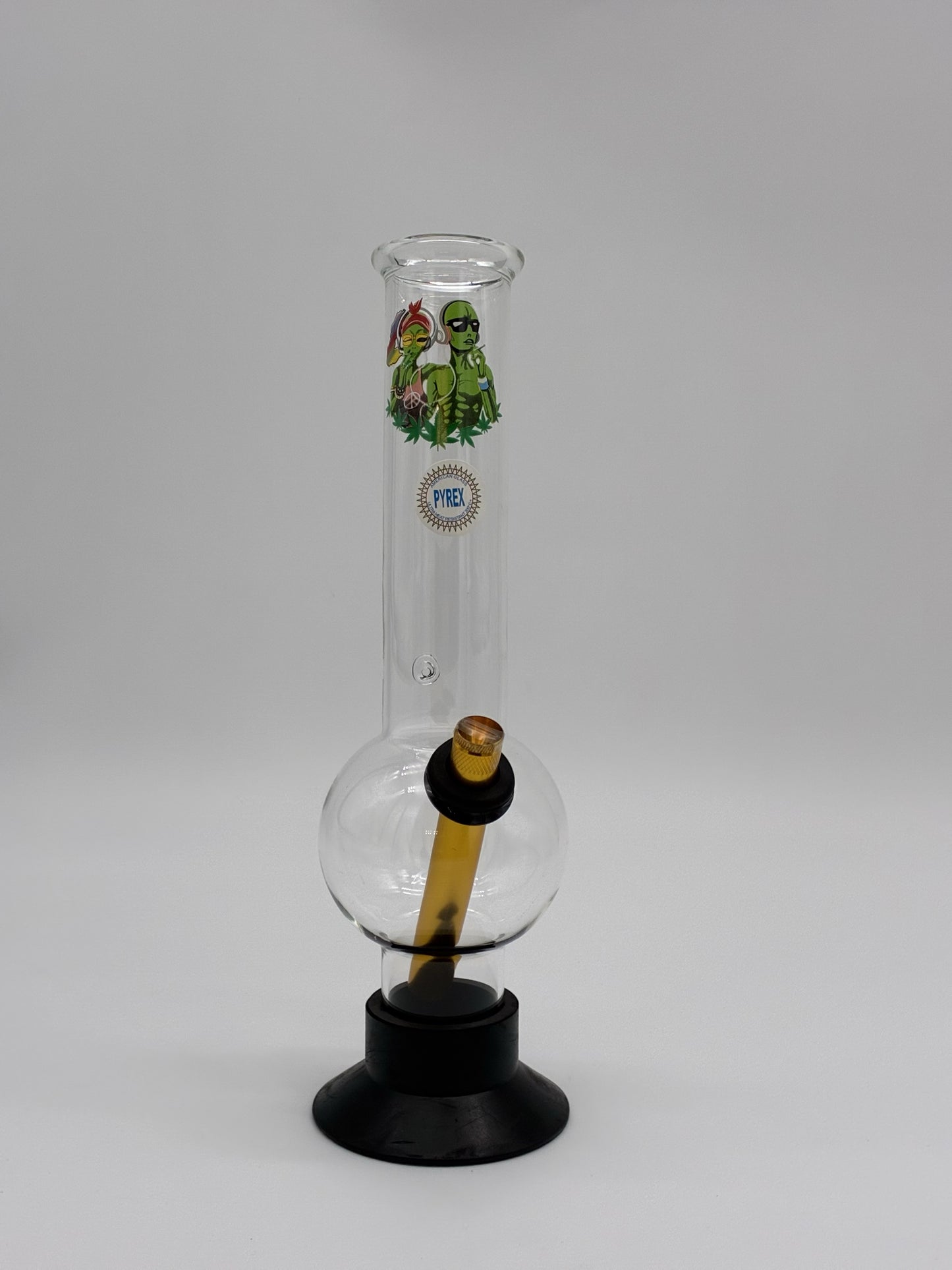 Pyrex Large Bonza Bubble Bong 30cm Alien Couple