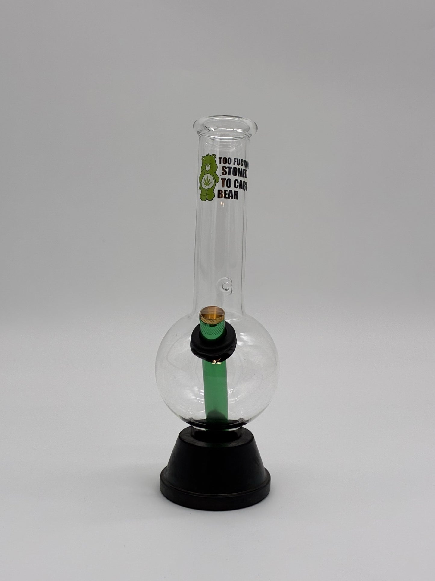 Pyrex Medium Bonza Bubble Bong 25cm Care Bear