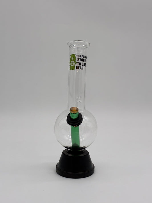 Pyrex Medium Bonza Bubble Bong 25cm Care Bear