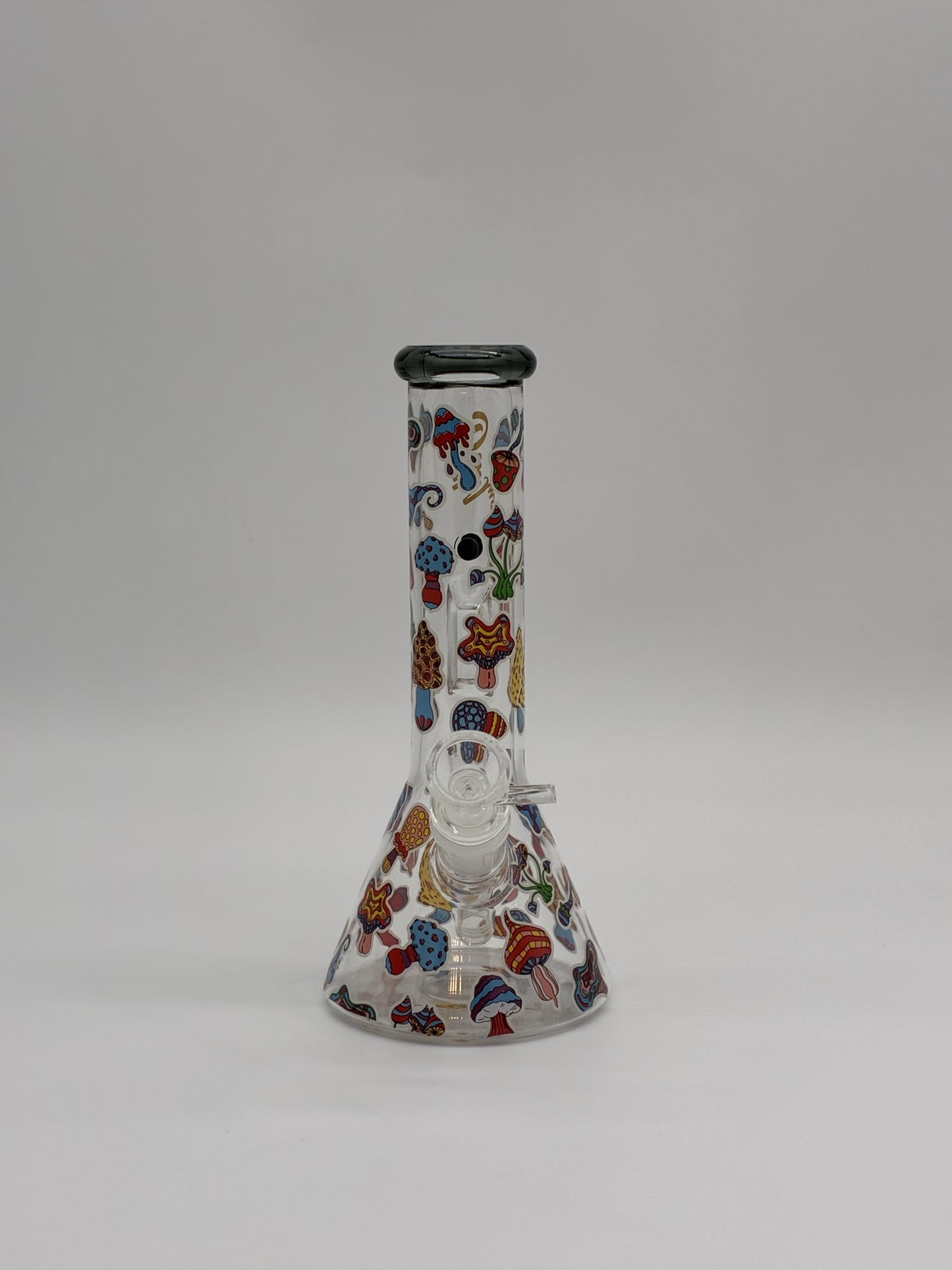 Billy Mate Medium Beaker Bong 25cm Mushroom Colour Pop