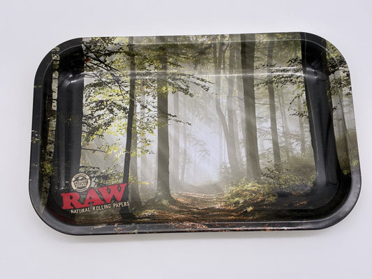 Raw Rolling Tray Small Smokey Forest