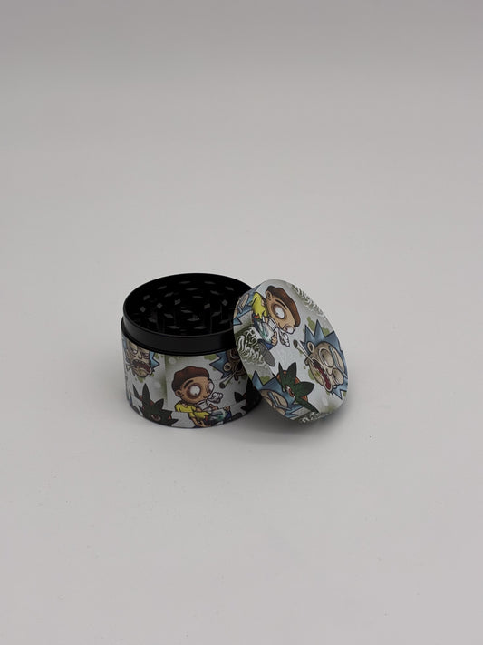 Metal Grinder 55mm 4pcs Rick and Morty session