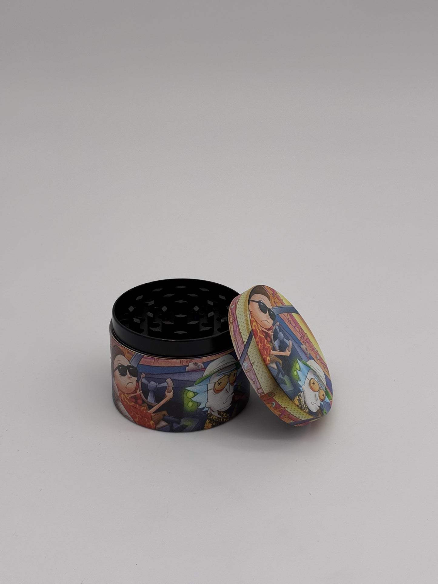 Metal Grinder 55mm 4pcs Rick and Morty Driving