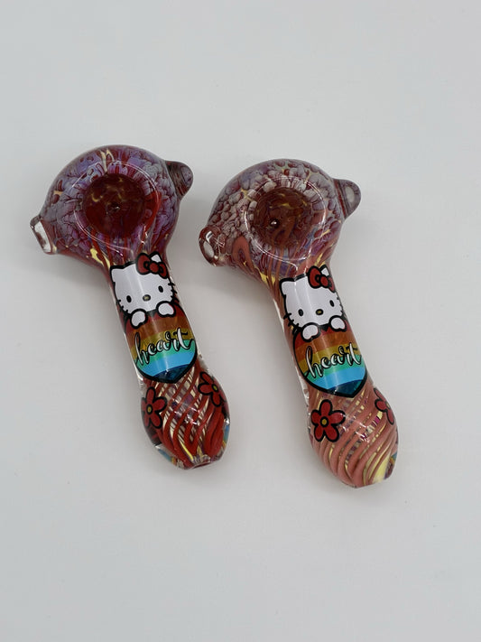 Hello Kitty Glass Pipe 11cm Pink