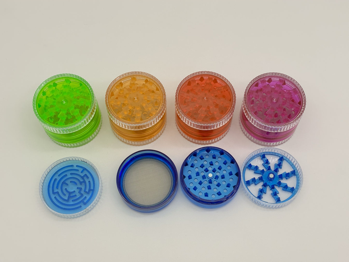 Plastic Grinder 4pcs 60mm