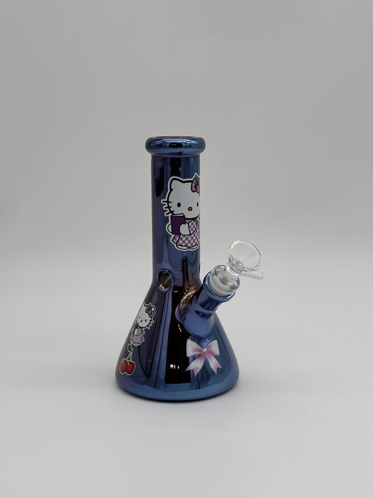 Medium Beaker 20cm Hello Kitty Blue