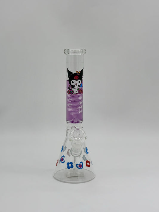Glycerin Beaker Bong 30cm Kuromi