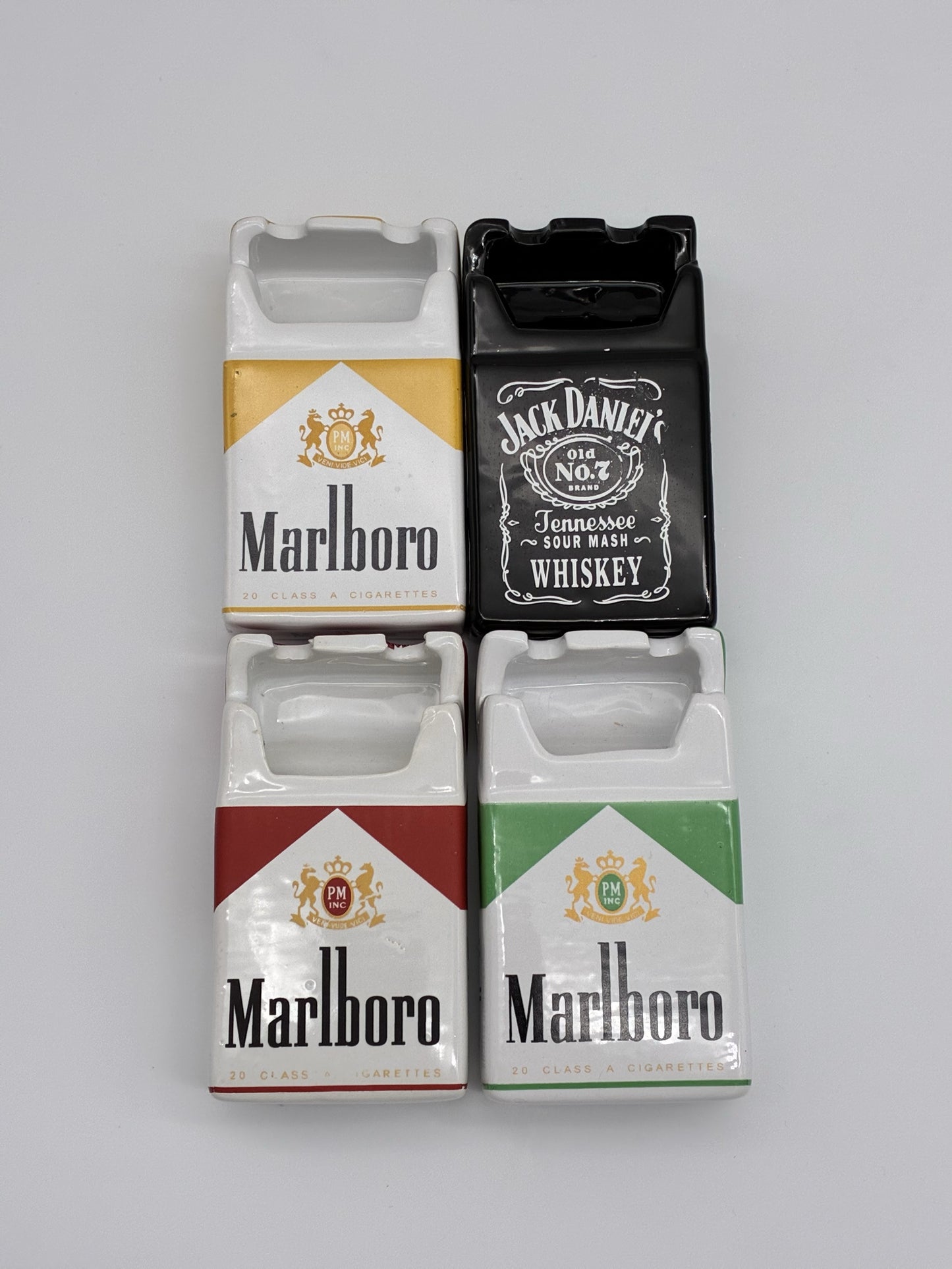 Ashtray Ceramic - Cig Case Assorted
