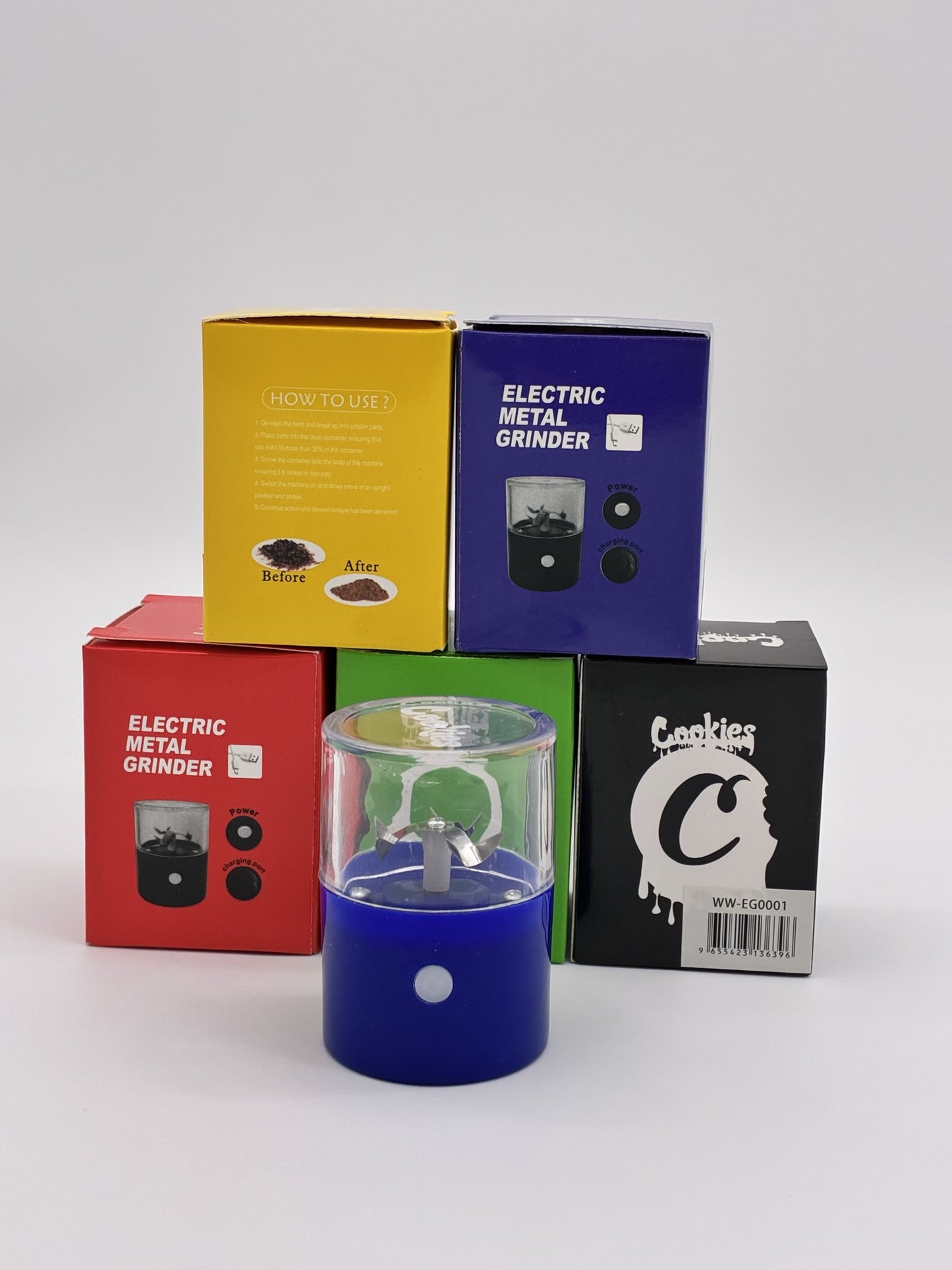 Cookies Electric Grinder Assorted Colours