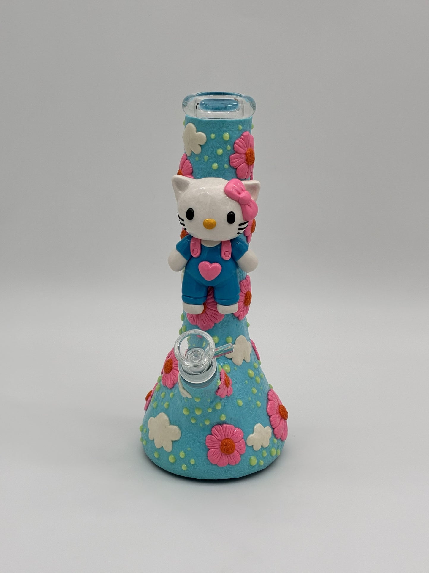 Medium Beaker Hello Kitty Flowers