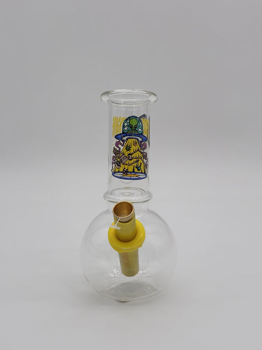 MWP Small Bonza Bubble Bong 15cm Aliens
