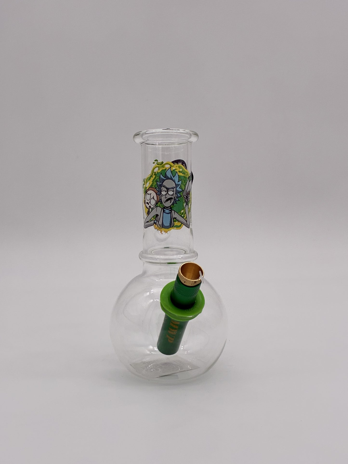 MWP Small Bonza Bubble Bong 15cm Rick and Morty