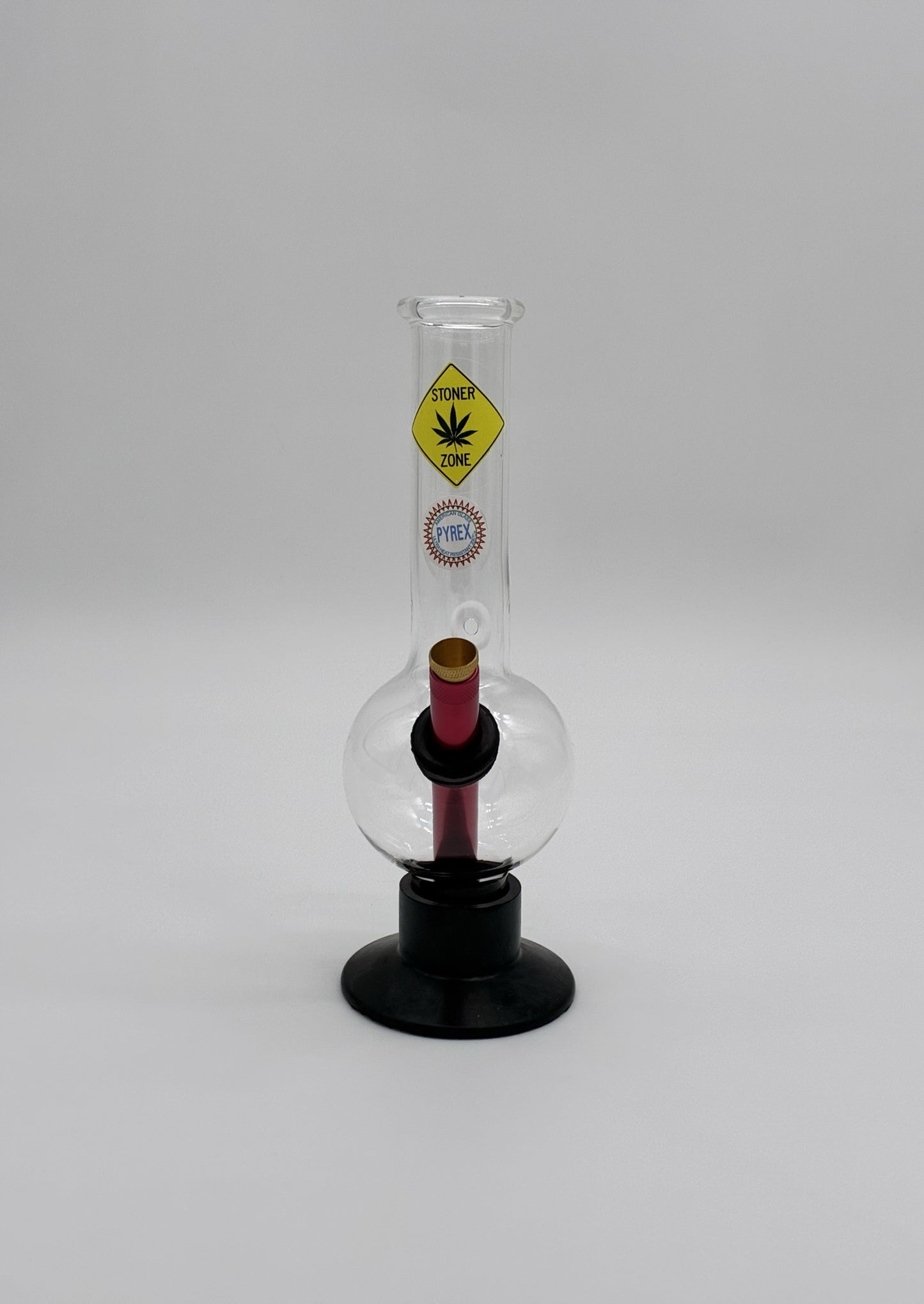 MWP Medium Bent Bubble Bong 25cm 420 Leaf