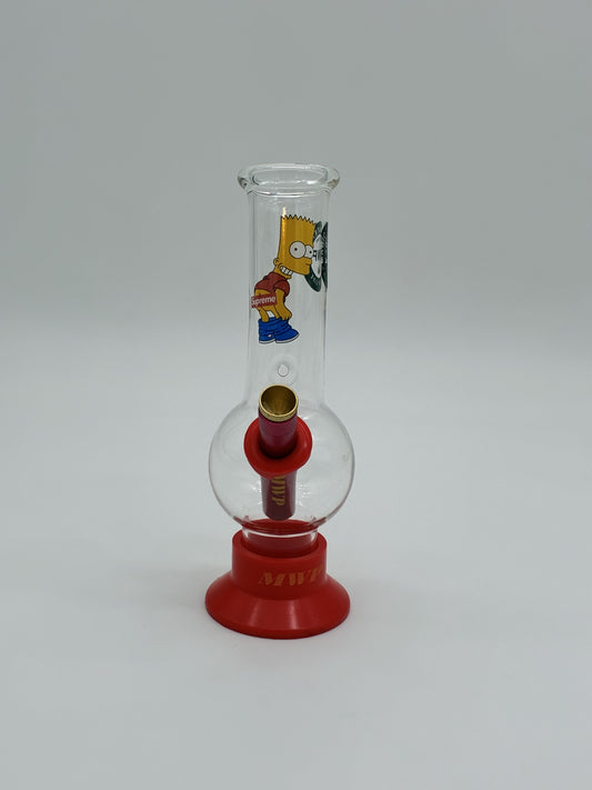 MWP Small Bonza Bubble Bong 20cm Bart Simpson
