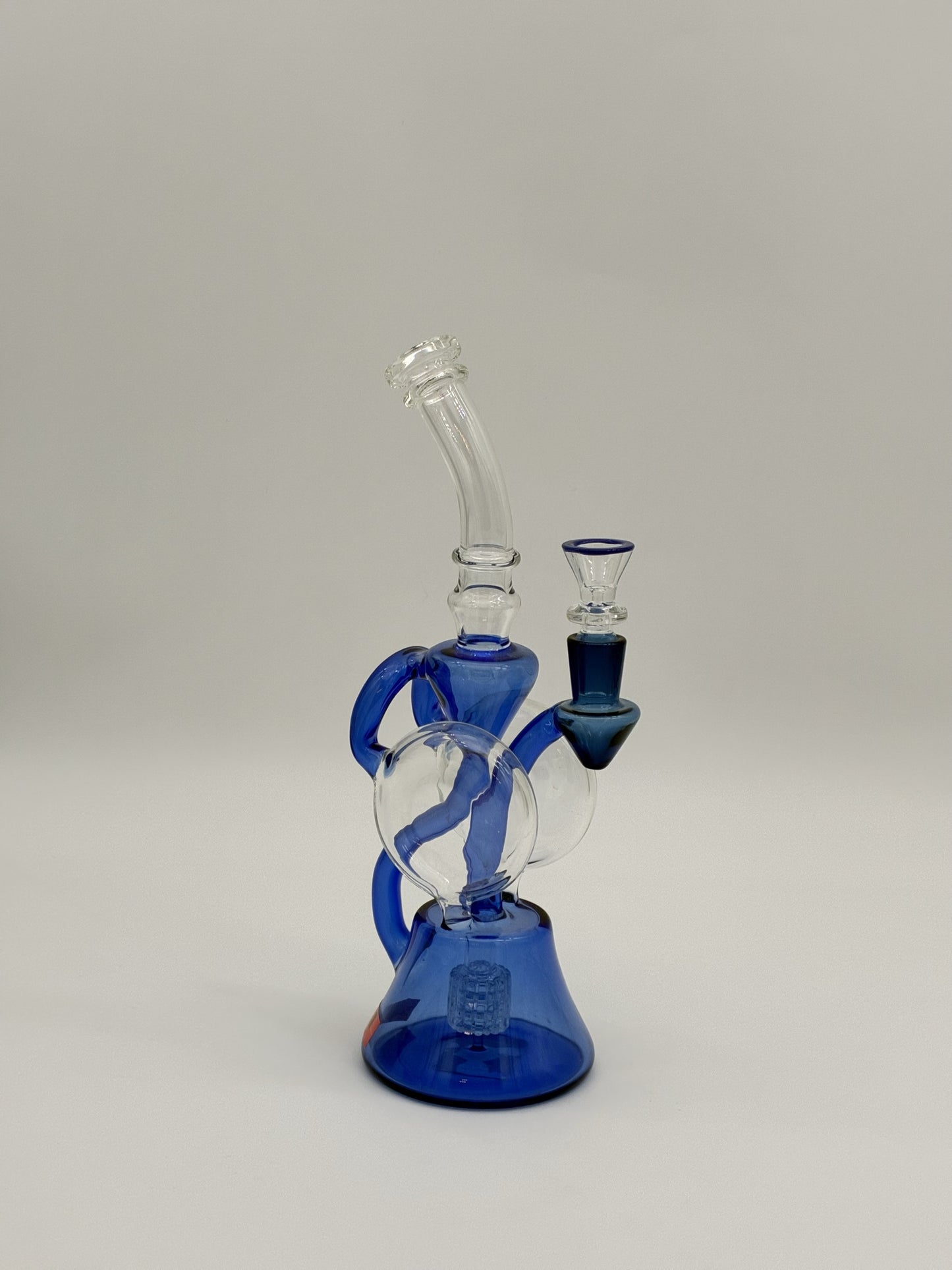 Stone Age Recycler Blue Bong 28cm