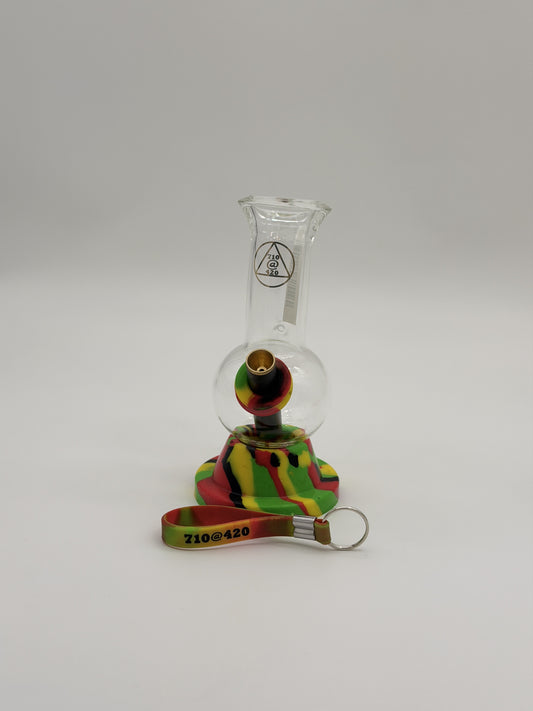 710420 Baby Bubble Bong 20cm Rasta