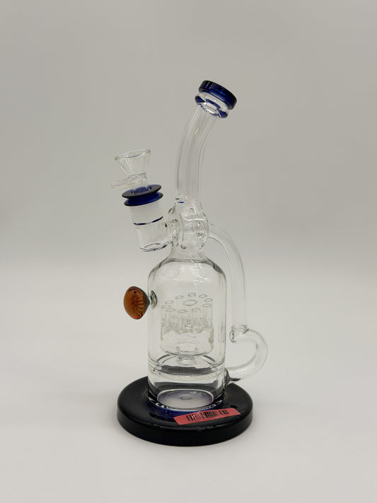 Stone Age Near Perfect Percolator bong 26cm Blue
