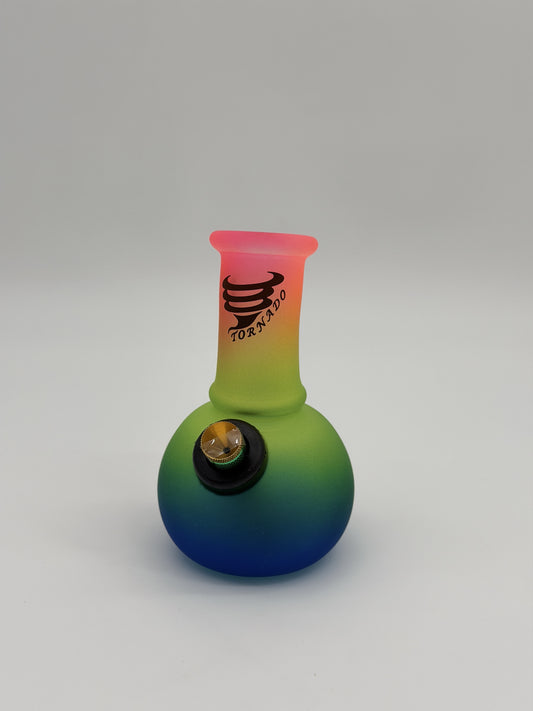 Tornado Mini Bubble Bong 14cm Rasta