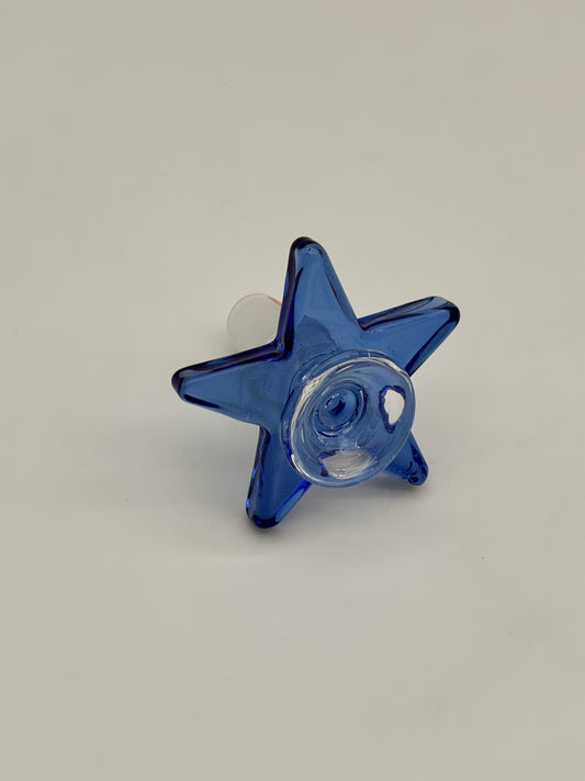 Glass cone piece 14mm Blue Star