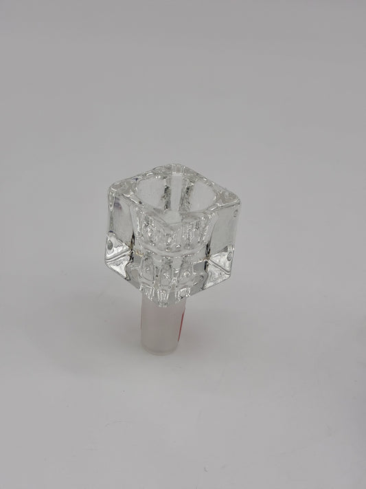 Glass cone piece 14mm Cube