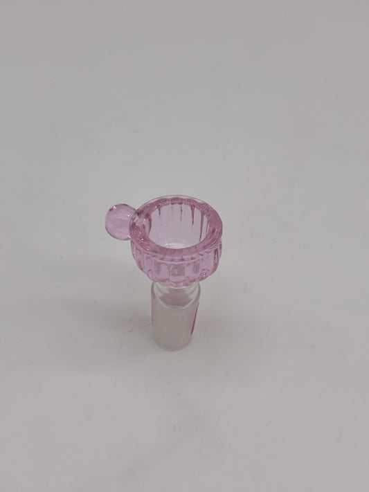Glass Cone Piece 14mm Pink Cactus