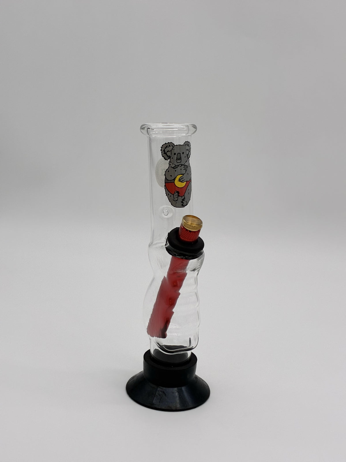 Pyrex Small Bonza Gripper Bong 22cm Koala Aboriginal Flag