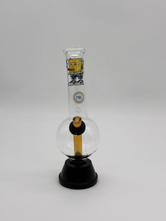 Pyrex Medium Bonza Bubble Bong 25cm Sponge Bob