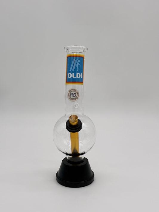 Pyrex Medium Bonza Bubble Bong 25cm Oldi