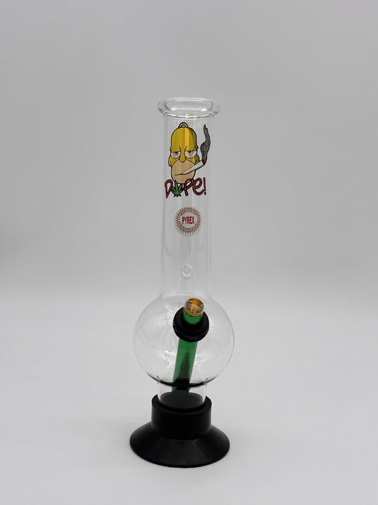 Pyrex Large Bonza Bubble Bong 30cm Homer Dope