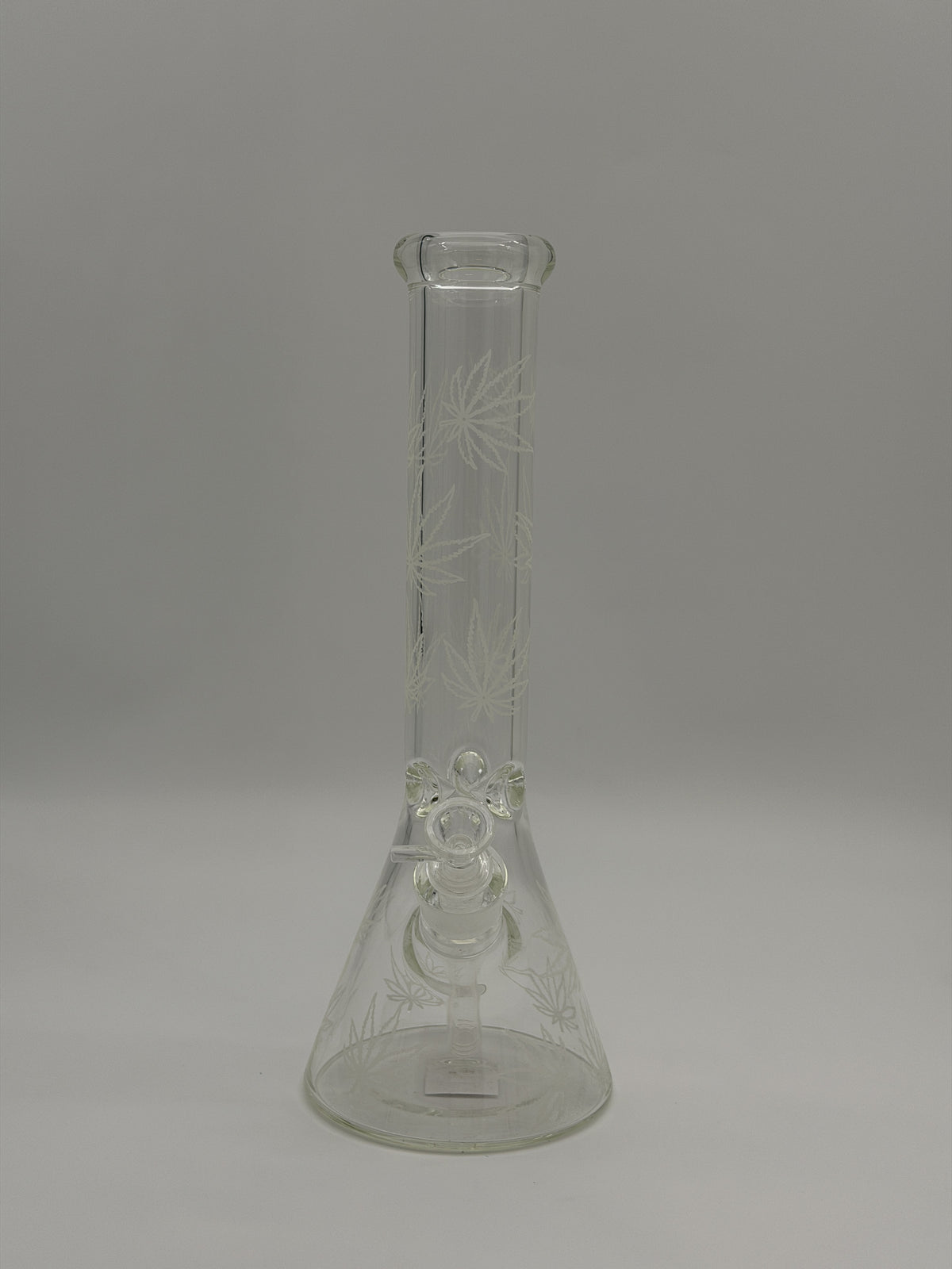 Large Beaker Bong 35cm Leaf