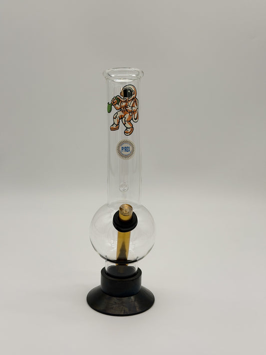 Pyrex Large Bonza Bubble Bong 30cm Astronaut