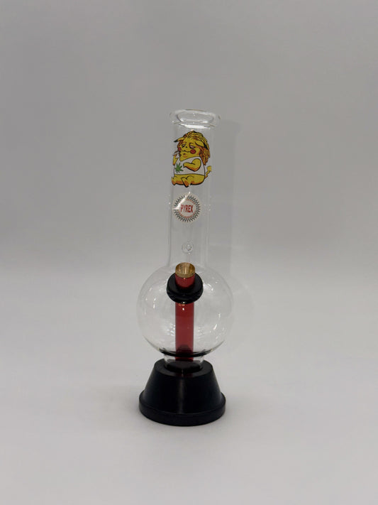Pyrex Medium Bonza Bubble Bong 26cm Stoned Pikachu
