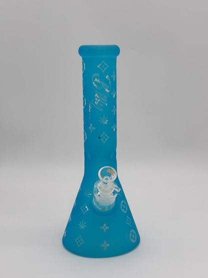 Billy Mate Large Beaker Bong 30cm Frosted LV