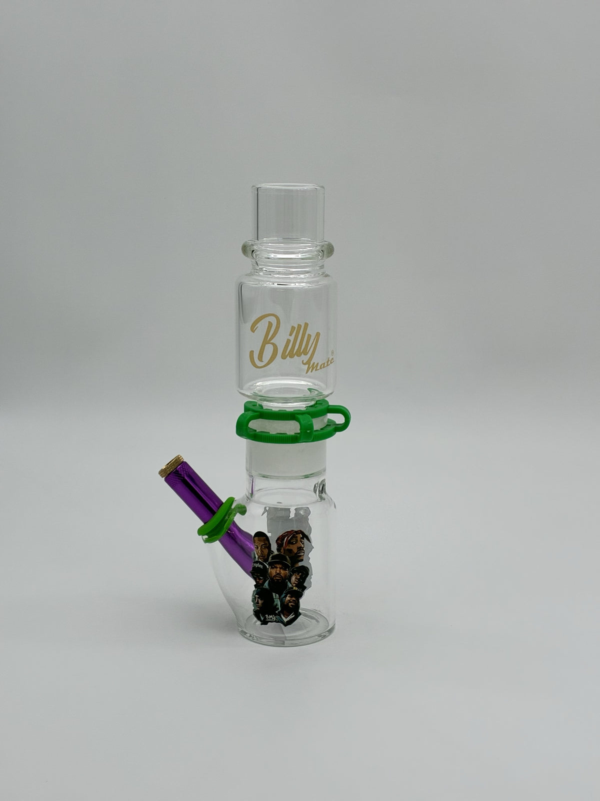 Billy Mate Detachable Glass Bong 24cm Hip Hop Legends