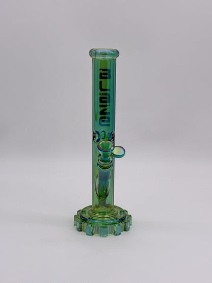 Blaze Ice Cyclinder Bong 30cm Chrome Green