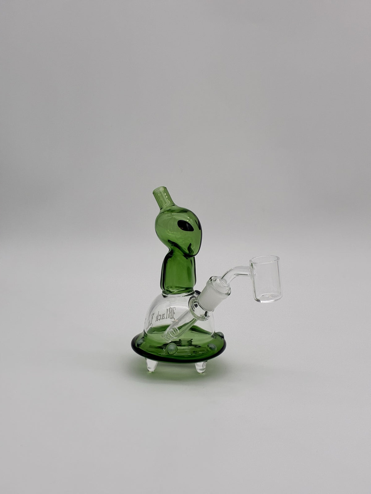 Black Leaf Oil Bong 14cm UFO