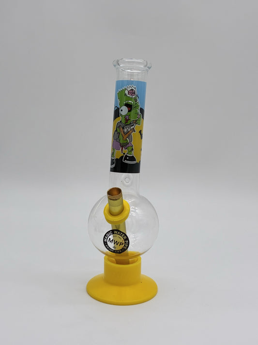 MWP Medium Bonza Bubble Bong 25cm Zombie Bart Simpsons