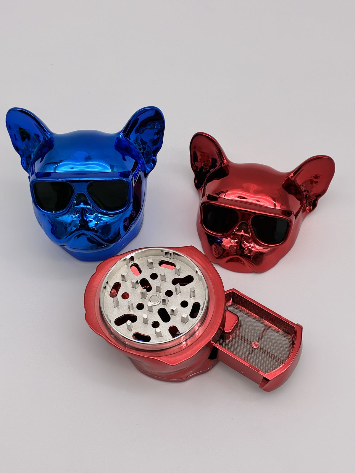 Metal Grinder 7.8cm Bull dog Assorted Color