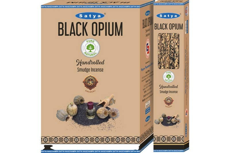 Satya Incense "Black Opium" Smudge Sticks