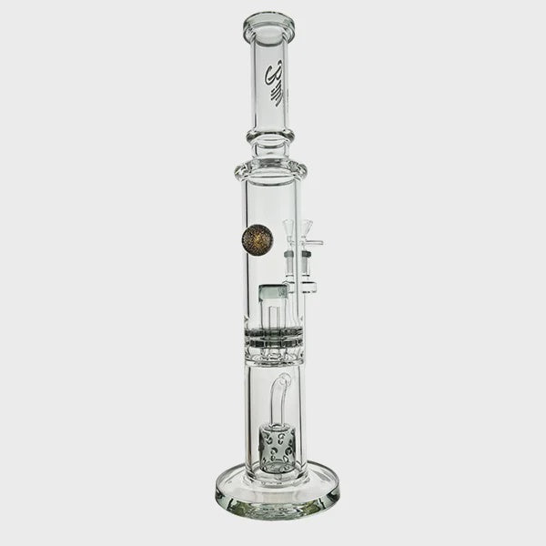 BillyMate Gemstone Fusion Twin Perc Bong 40cm