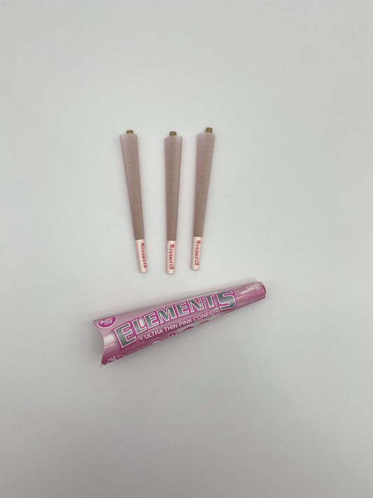 Elements Pink Prerolled King size 3p