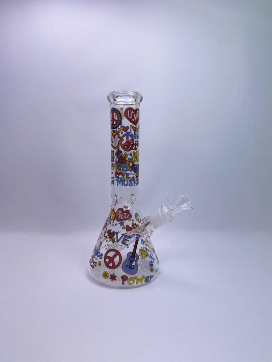 Peace and Love Beaker 25cm