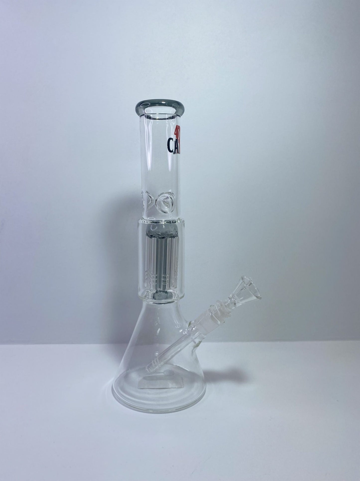 420 Cartel Glass Beaker With Tree Perc Waterpipe – 30cm