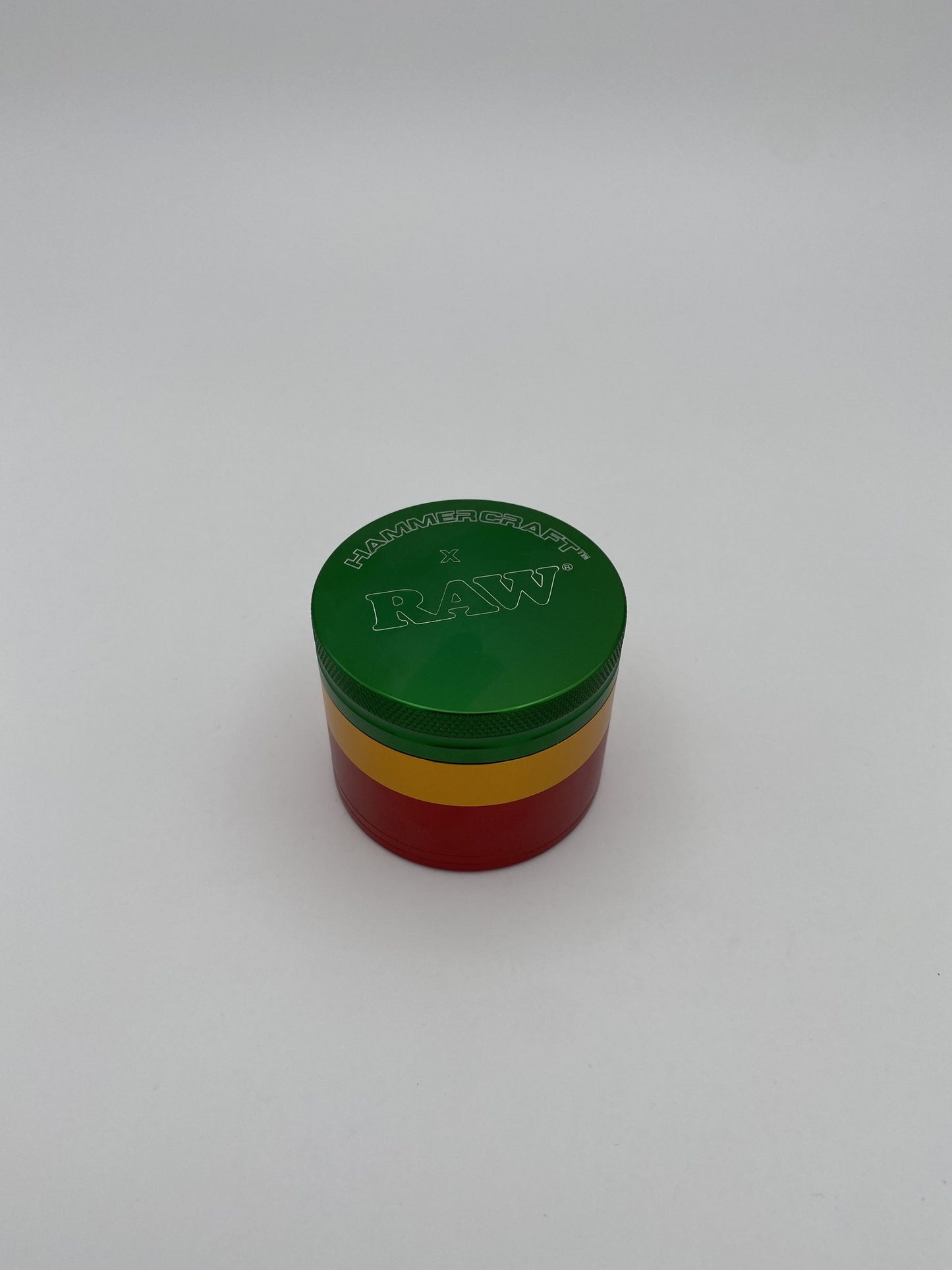 Hammercraft x RAW 4-Piece 65mm Grinder Rasta