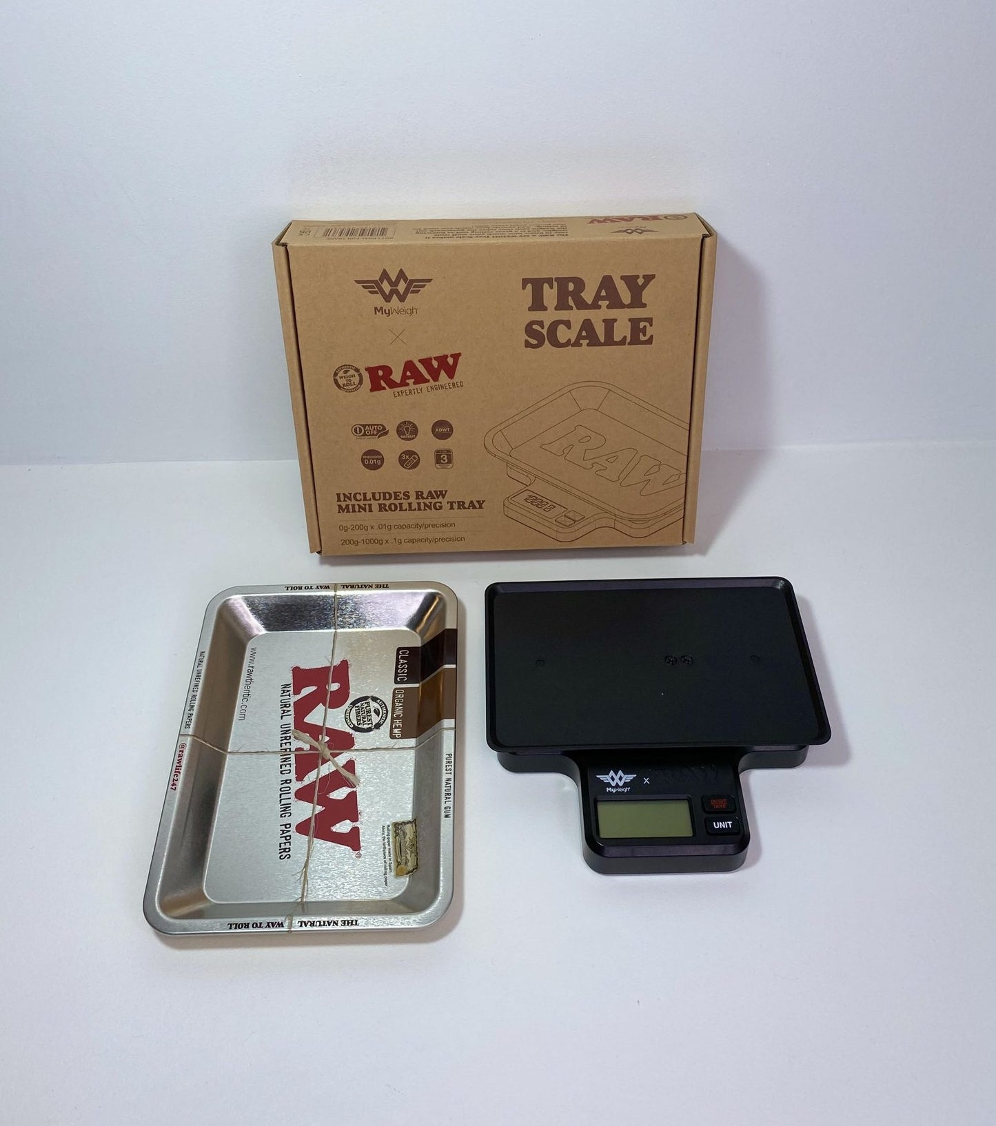 RAW Scale & Tray 200x 0.01g